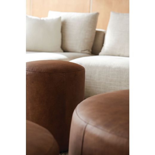 Picture of Cleo Leather Ottoman